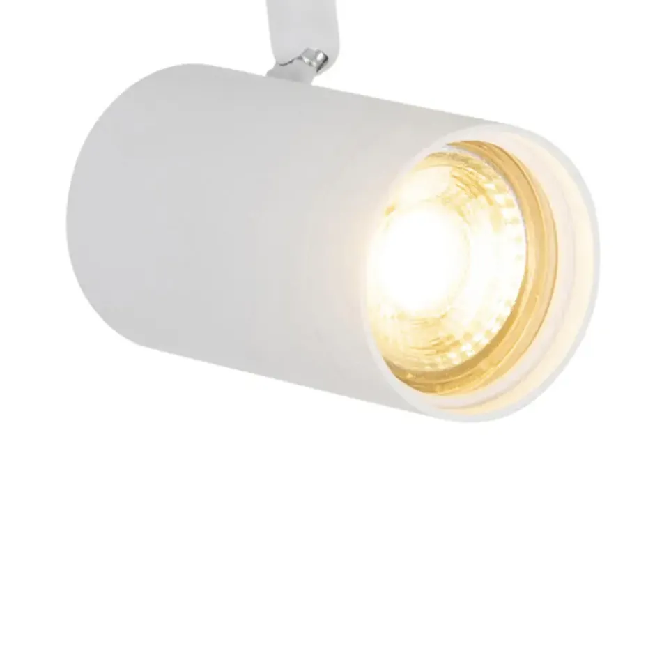 Qazqa railverlichting set iconic jeana wit gu10