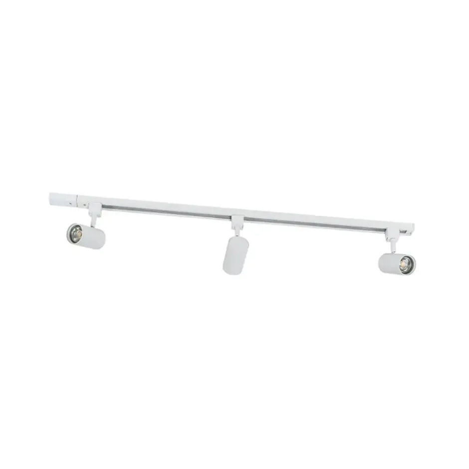 Qazqa railverlichting set iconic jeana wit gu10