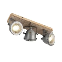 Qazqa richtbare spot emado grijs gu10