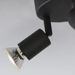 Qazqa richtbare spot jeany zwart gu10