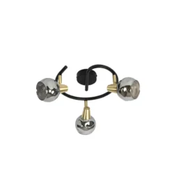 Qazqa richtbare spot vidro goudkleurig e14