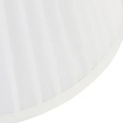 Qazqa rond plisse crème