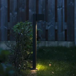 Qazqa sokkellamp baleno grijs gu10