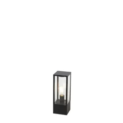 Qazqa sokkellamp charlois zwart e27