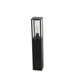 Qazqa sokkellamp charlois zwart e27