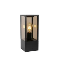 Qazqa sokkellamp charlois zwart e27