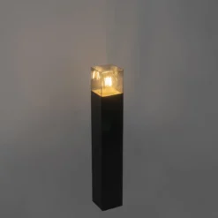 Qazqa sokkellamp denmark zwart e27