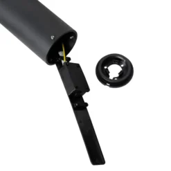 Qazqa sokkellamp duo zwart gu10