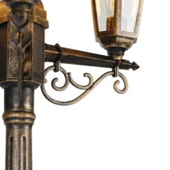 Qazqa sokkellamp new haven goudkleurig e27