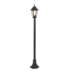 Qazqa sokkellamp new haven zwart e27