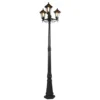 Qazqa sokkellamp new haven zwart e27
