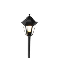 Qazqa sokkellamp new orleans zwart e27