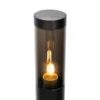 Qazqa sokkellamp rox zwart e27