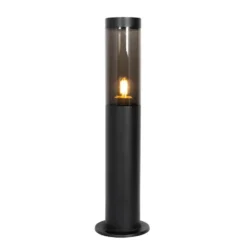Qazqa sokkellamp rox zwart e27