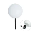 Qazqa solar lamp ludger wit geïntegreerde led
