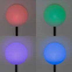 Qazqa solar lamp ludger wit geïntegreerde led