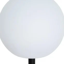 Qazqa solar lamp ludger wit geïntegreerde led