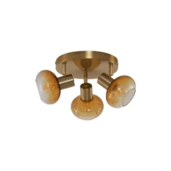 Qazqa spot teddy goudkleurig e14