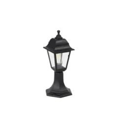 Qazqa staande buitenlamp capital zwart e27