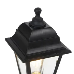 Qazqa staande buitenlamp capital zwart e27