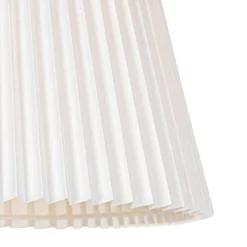 Qazqa staande lamp met kap ladas bronskleurig e27