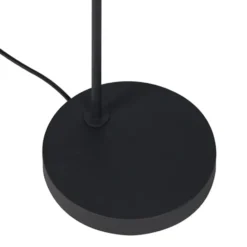 Qazqa staande lamp met kap lofty zwart e27