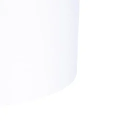 Qazqa staande lamp met kap lofty wit e27