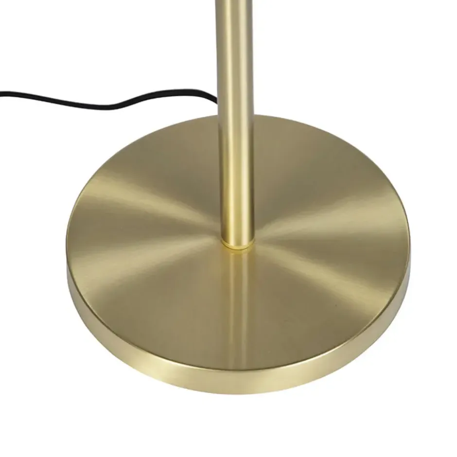 Qazqa staande lamp met kap simplo groen e27