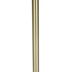 Qazqa staande lamp met kap simplo groen e27