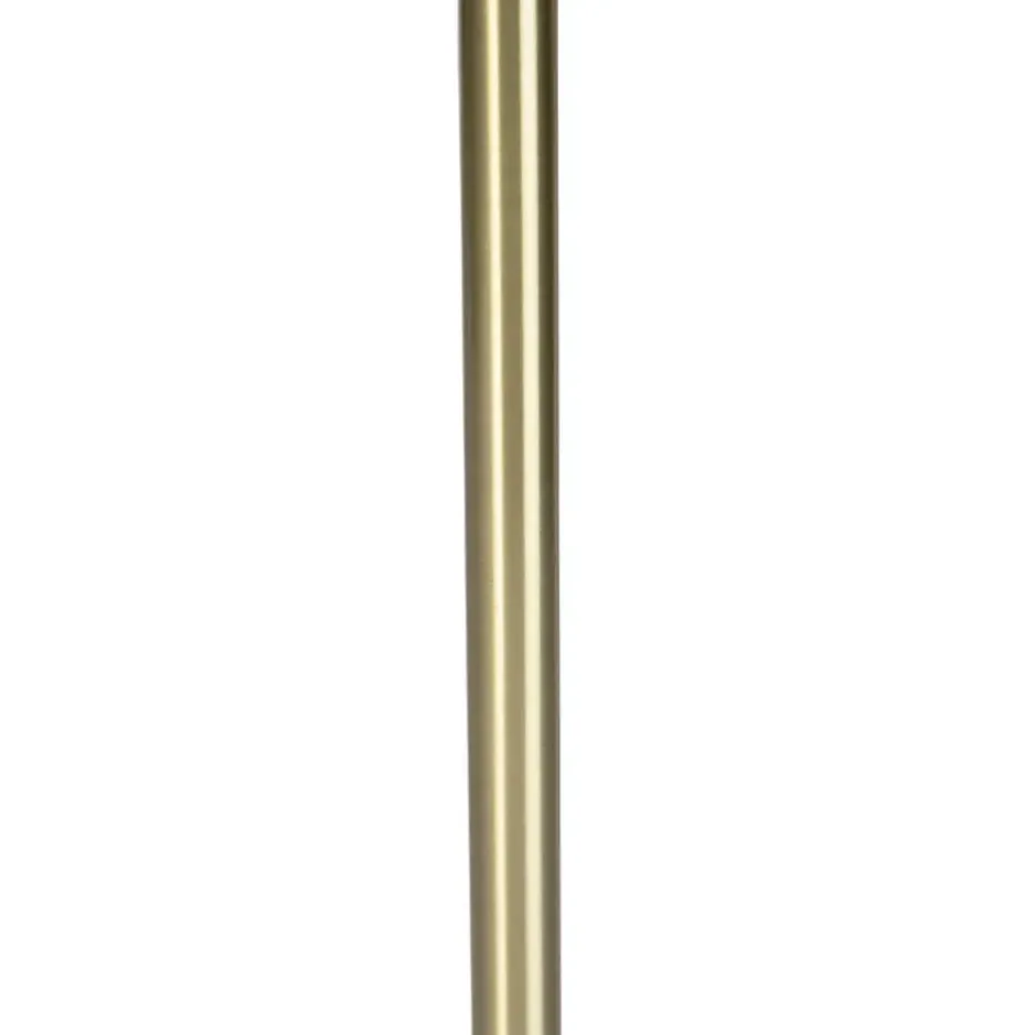 Qazqa staande lamp met kap simplo groen e27