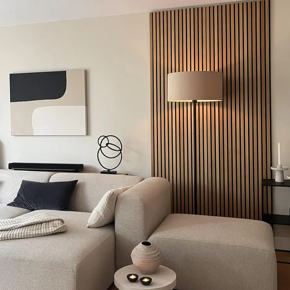 Qazqa staande lamp met kap simplo stof zwart e27