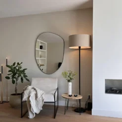Qazqa staande lamp met kap simplo stof zwart e27