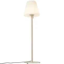 Qazqa staande lamp met kap virginia beige e27