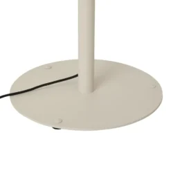 Qazqa staande lamp met kap virginia beige e27