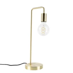 Qazqa tafellamp facil goudkleurig e27