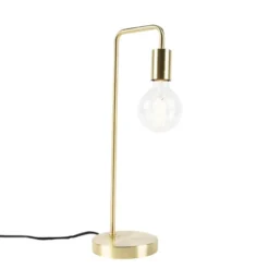 Qazqa tafellamp facil goudkleurig e27