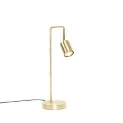 Qazqa tafellamp java goudkleurig gu10