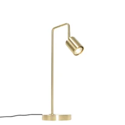 Qazqa tafellamp java goudkleurig gu10
