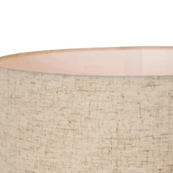 Qazqa tafellamp lotti beige e27