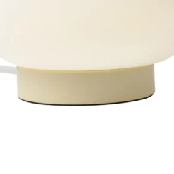 Qazqa tafellamp met glas kumo beige g9