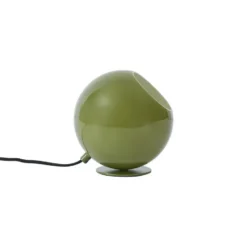Qazqa tafellamp met glas mabel groen e27