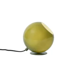 Qazqa tafellamp met glas mabel groen e27