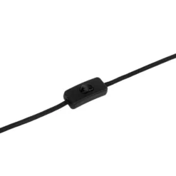 Qazqa tafellamp palica zwart e27