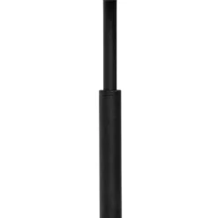 Qazqa tafellamp vt zwart e27
