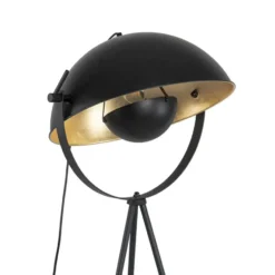 Qazqa tripod lamp magnax zwart e27