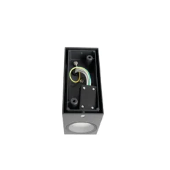 Qazqa up‑ en downlight lamp baleno grijs gu10
