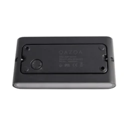 Qazqa up‑ en downlight lamp batt zwart geïntegreerde led