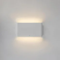 Qazqa up‑ en downlight lamp batt wit geïntegreerde led