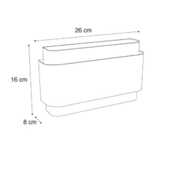 Qazqa up‑ en downlight lamp coen wit g9