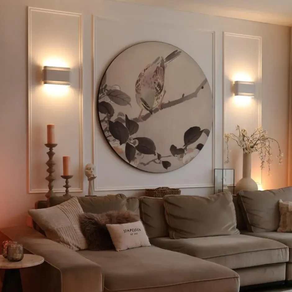 Qazqa up‑ en downlight lamp coen wit g9